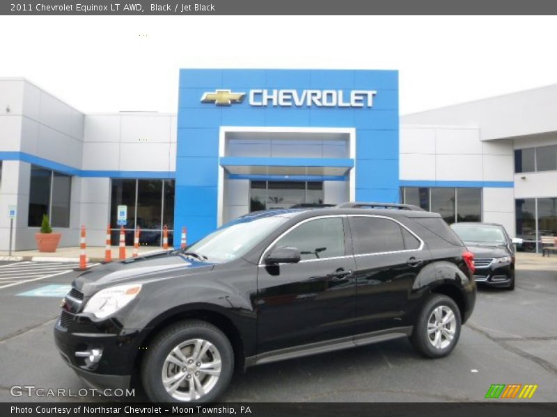 Black / Jet Black 2011 Chevrolet Equinox LT AWD