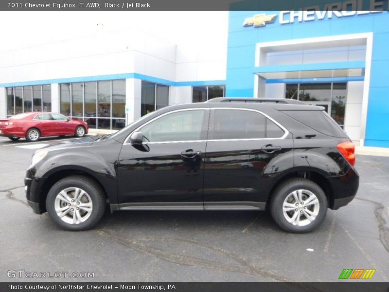 Black / Jet Black 2011 Chevrolet Equinox LT AWD
