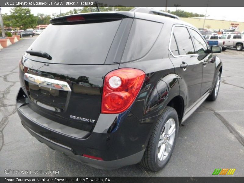 Black / Jet Black 2011 Chevrolet Equinox LT AWD