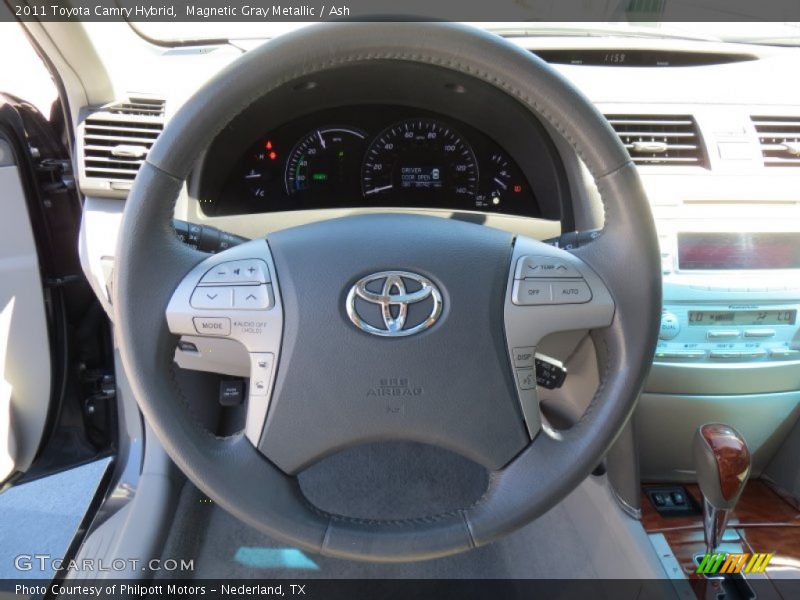 Magnetic Gray Metallic / Ash 2011 Toyota Camry Hybrid