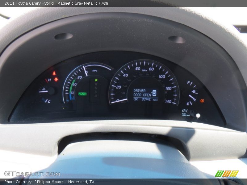 Magnetic Gray Metallic / Ash 2011 Toyota Camry Hybrid