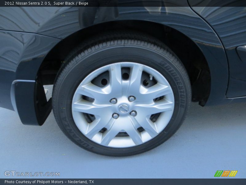 Super Black / Beige 2012 Nissan Sentra 2.0 S