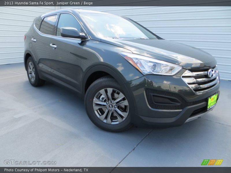 Juniper Green / Beige 2013 Hyundai Santa Fe Sport