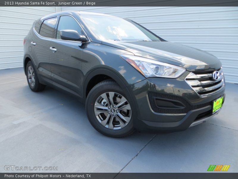 Juniper Green / Beige 2013 Hyundai Santa Fe Sport