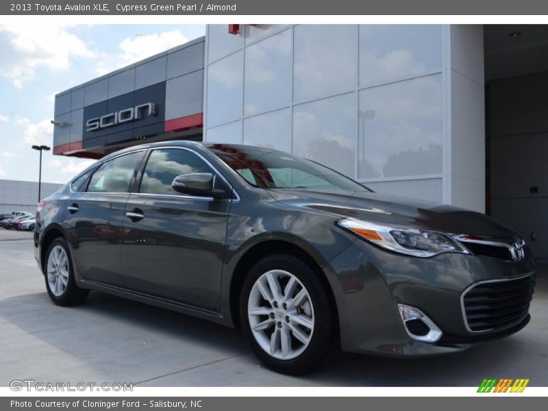 Cypress Green Pearl / Almond 2013 Toyota Avalon XLE