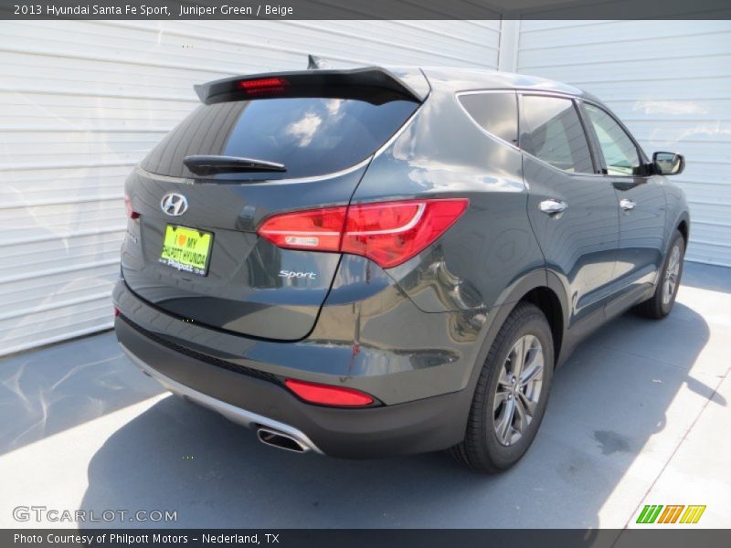 Juniper Green / Beige 2013 Hyundai Santa Fe Sport