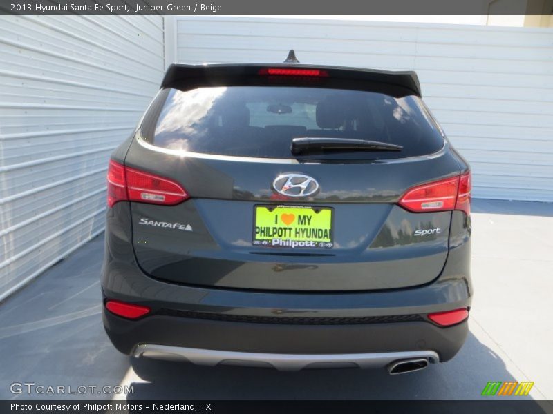 Juniper Green / Beige 2013 Hyundai Santa Fe Sport