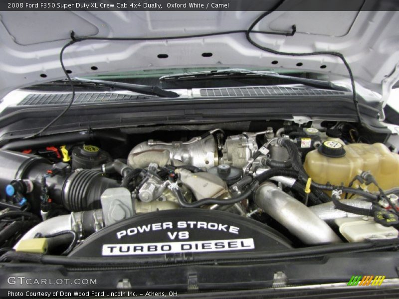 Oxford White / Camel 2008 Ford F350 Super Duty XL Crew Cab 4x4 Dually