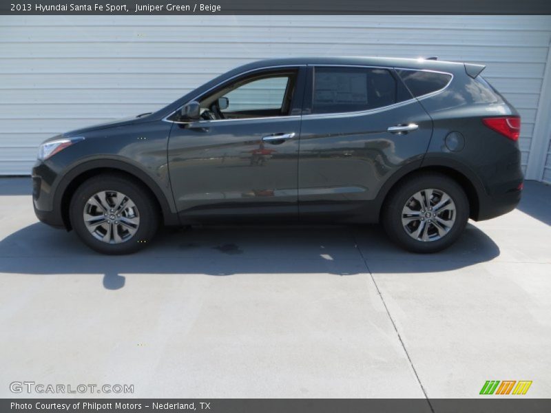 Juniper Green / Beige 2013 Hyundai Santa Fe Sport
