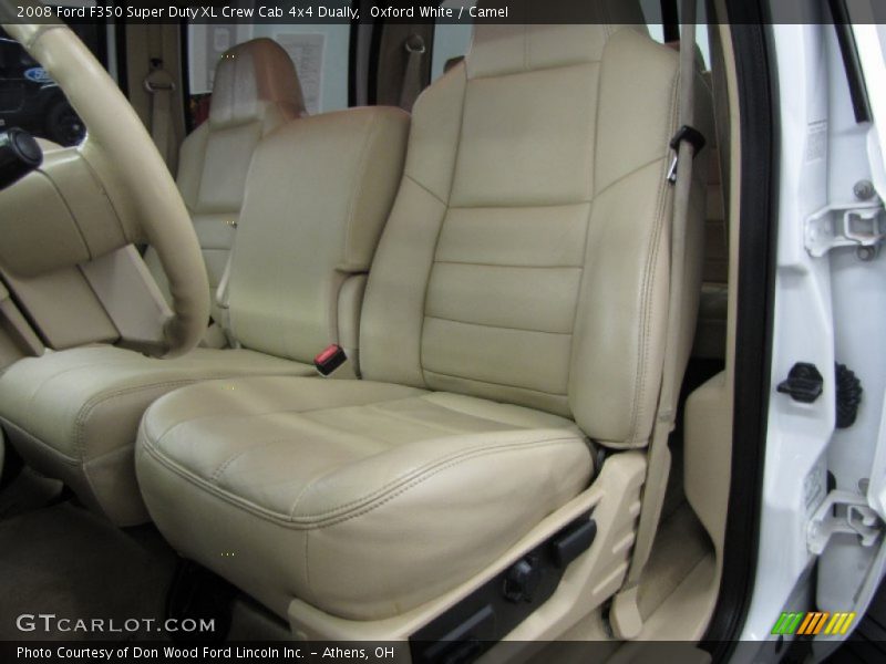Oxford White / Camel 2008 Ford F350 Super Duty XL Crew Cab 4x4 Dually
