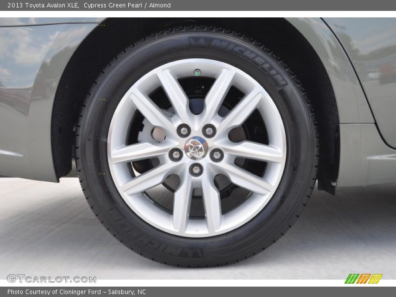 Cypress Green Pearl / Almond 2013 Toyota Avalon XLE
