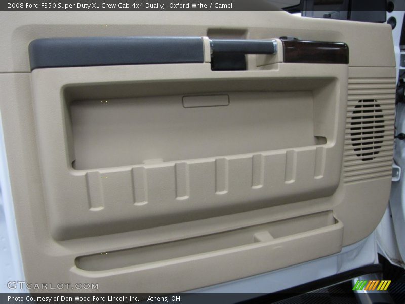 Oxford White / Camel 2008 Ford F350 Super Duty XL Crew Cab 4x4 Dually