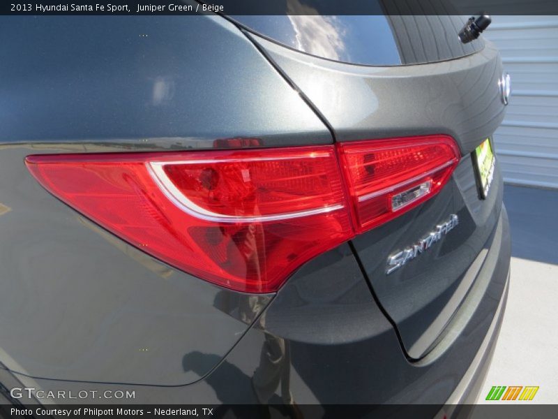 Juniper Green / Beige 2013 Hyundai Santa Fe Sport