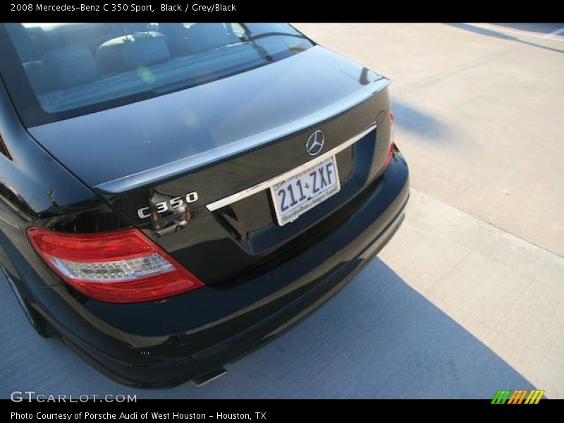Black / Grey/Black 2008 Mercedes-Benz C 350 Sport
