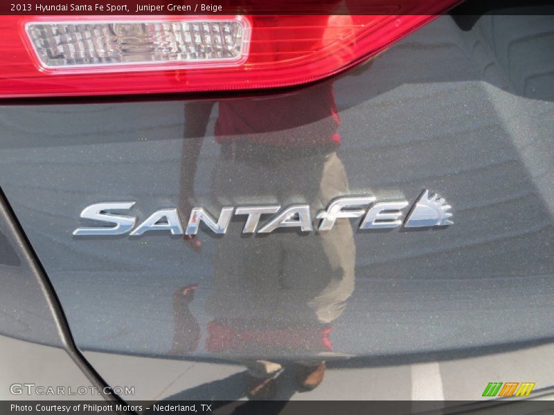 Juniper Green / Beige 2013 Hyundai Santa Fe Sport
