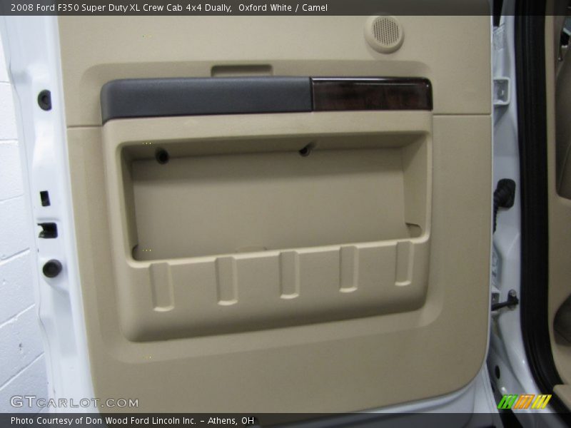 Oxford White / Camel 2008 Ford F350 Super Duty XL Crew Cab 4x4 Dually