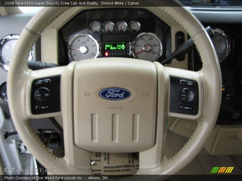 Oxford White / Camel 2008 Ford F350 Super Duty XL Crew Cab 4x4 Dually