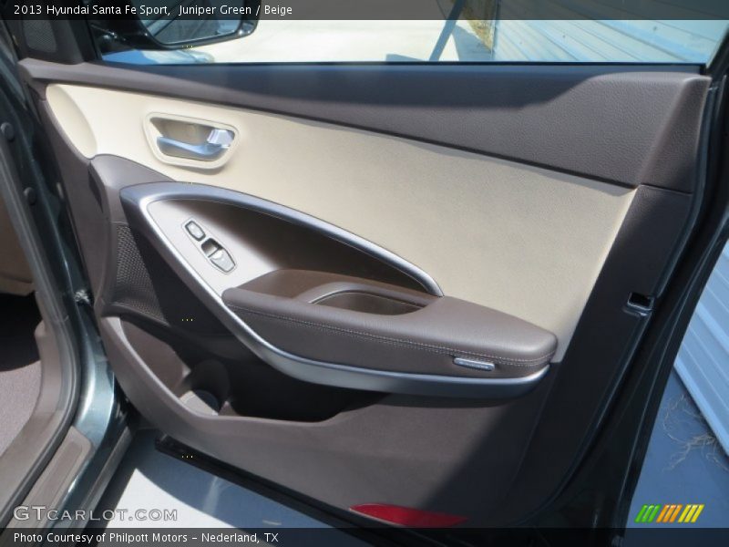 Juniper Green / Beige 2013 Hyundai Santa Fe Sport