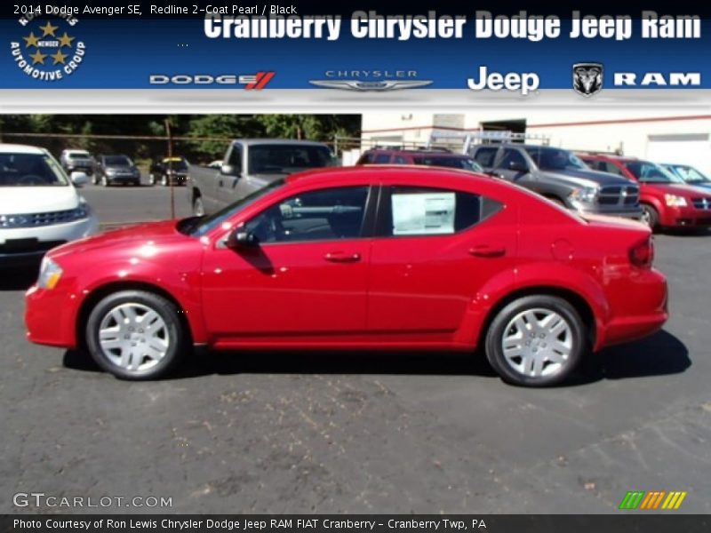 Redline 2-Coat Pearl / Black 2014 Dodge Avenger SE