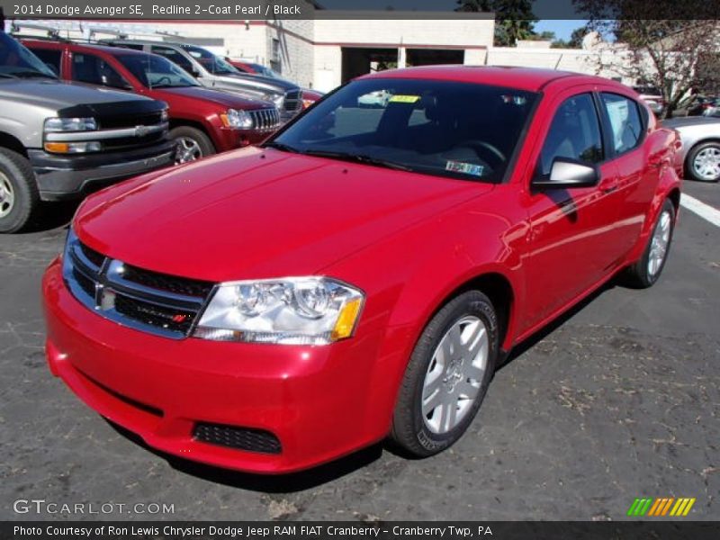 Redline 2-Coat Pearl / Black 2014 Dodge Avenger SE