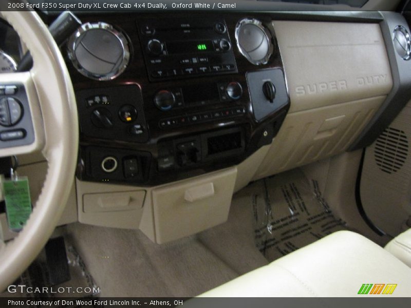 Oxford White / Camel 2008 Ford F350 Super Duty XL Crew Cab 4x4 Dually