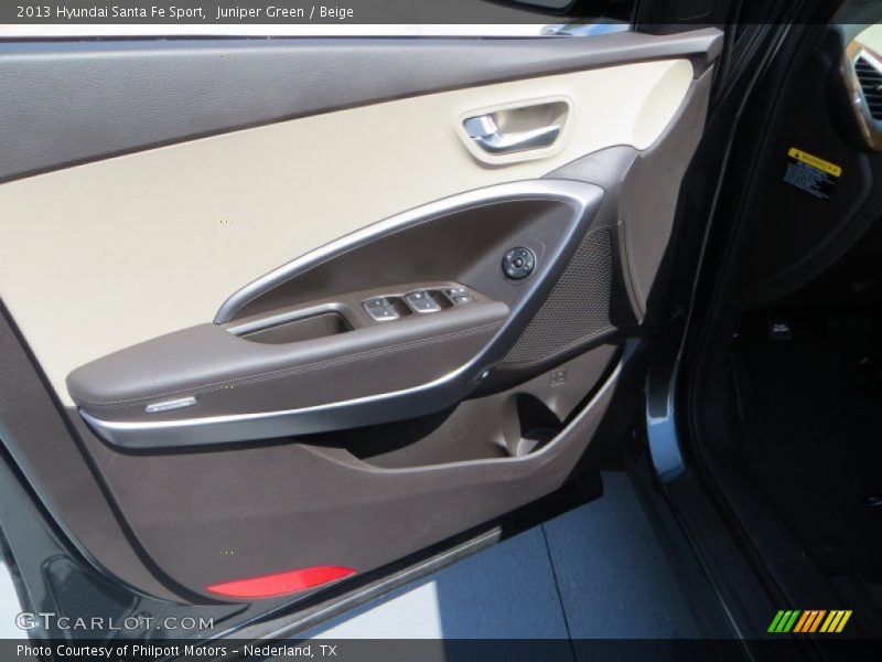 Juniper Green / Beige 2013 Hyundai Santa Fe Sport