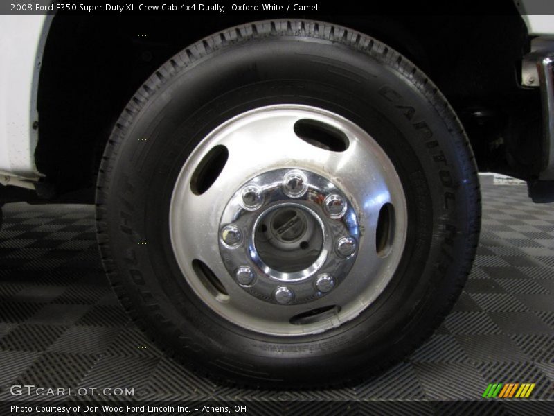 Oxford White / Camel 2008 Ford F350 Super Duty XL Crew Cab 4x4 Dually