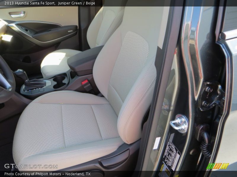 Juniper Green / Beige 2013 Hyundai Santa Fe Sport