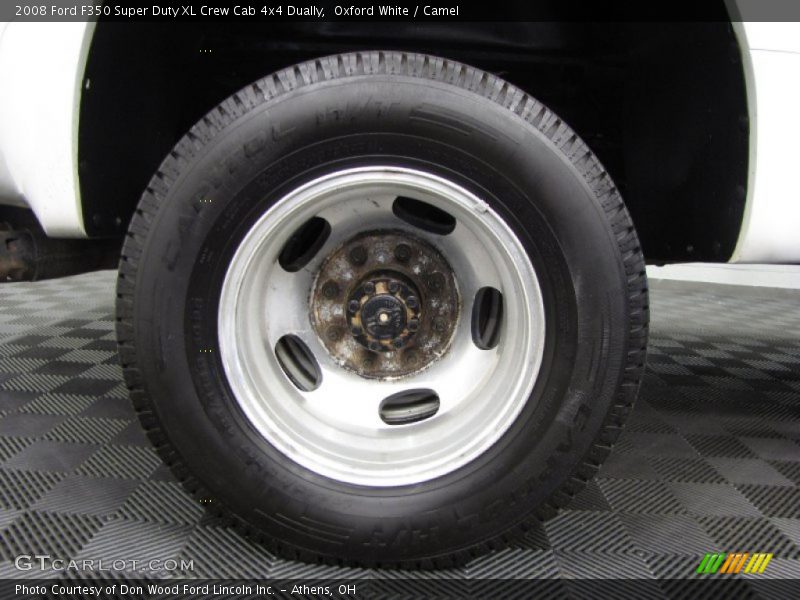 Oxford White / Camel 2008 Ford F350 Super Duty XL Crew Cab 4x4 Dually