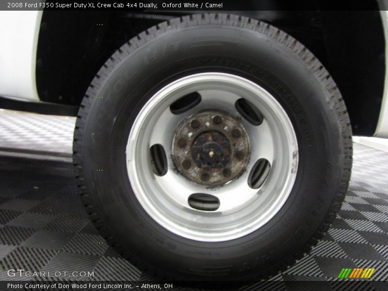Oxford White / Camel 2008 Ford F350 Super Duty XL Crew Cab 4x4 Dually