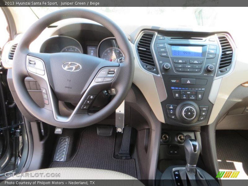 Juniper Green / Beige 2013 Hyundai Santa Fe Sport