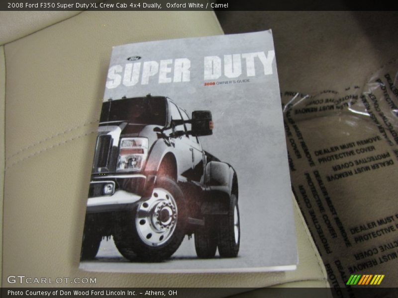 Oxford White / Camel 2008 Ford F350 Super Duty XL Crew Cab 4x4 Dually