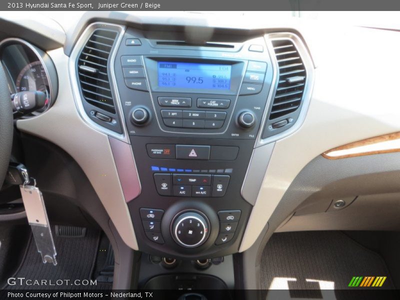 Juniper Green / Beige 2013 Hyundai Santa Fe Sport