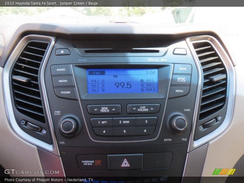Juniper Green / Beige 2013 Hyundai Santa Fe Sport