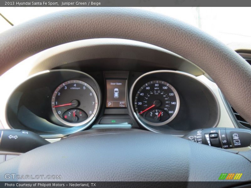 Juniper Green / Beige 2013 Hyundai Santa Fe Sport