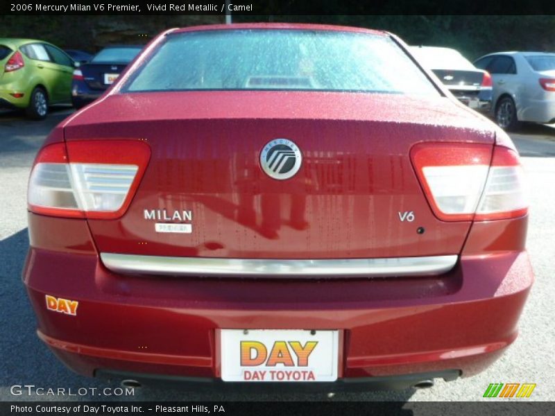 Vivid Red Metallic / Camel 2006 Mercury Milan V6 Premier