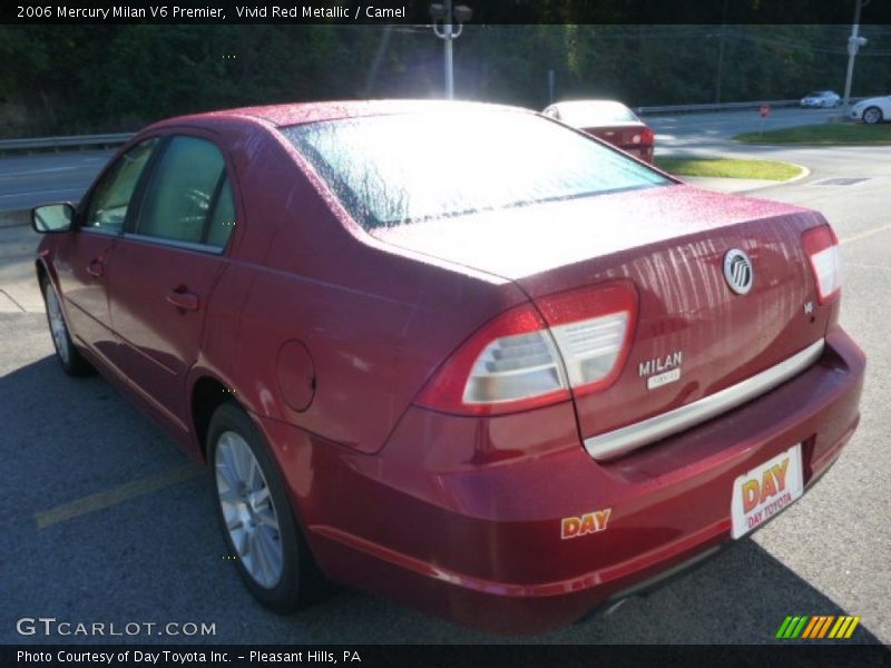 Vivid Red Metallic / Camel 2006 Mercury Milan V6 Premier