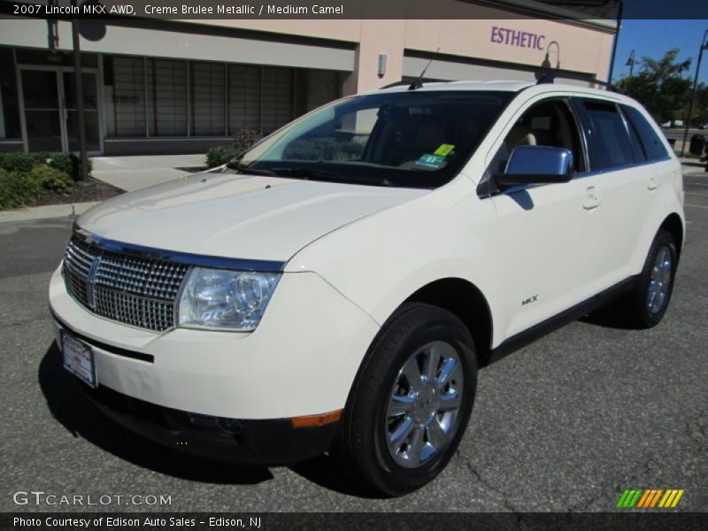 Creme Brulee Metallic / Medium Camel 2007 Lincoln MKX AWD