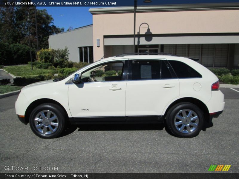 Creme Brulee Metallic / Medium Camel 2007 Lincoln MKX AWD