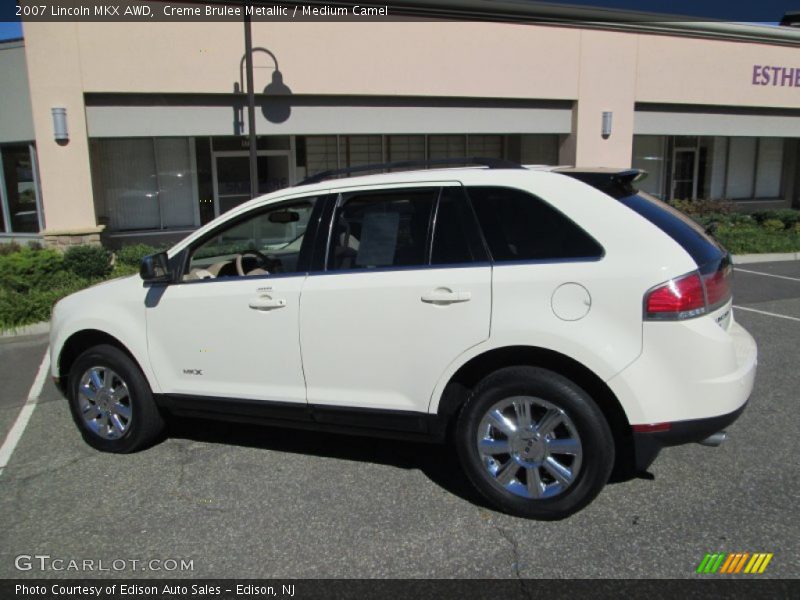 Creme Brulee Metallic / Medium Camel 2007 Lincoln MKX AWD