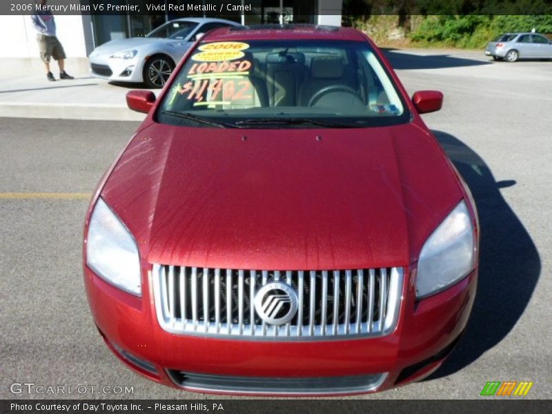 Vivid Red Metallic / Camel 2006 Mercury Milan V6 Premier