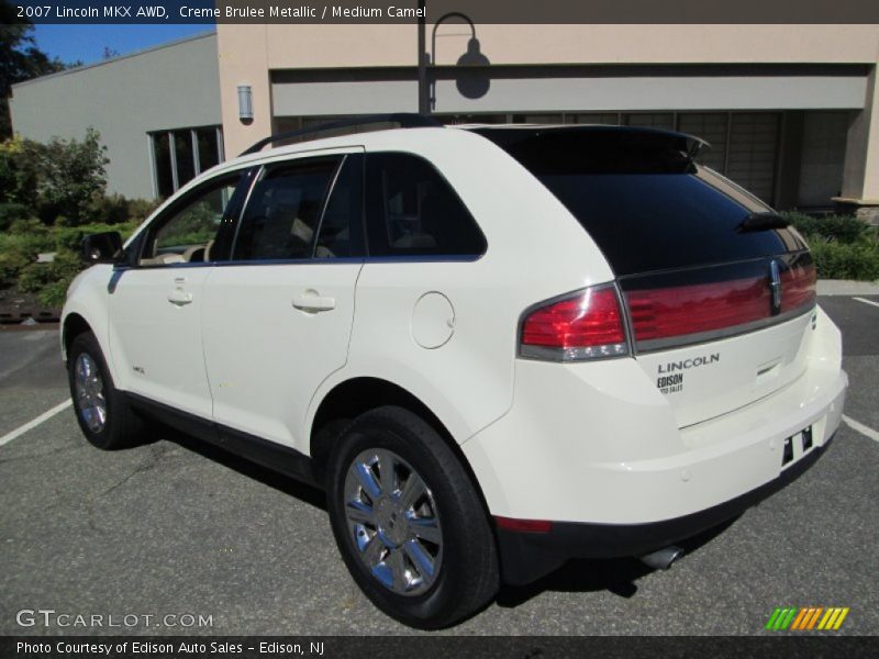 Creme Brulee Metallic / Medium Camel 2007 Lincoln MKX AWD