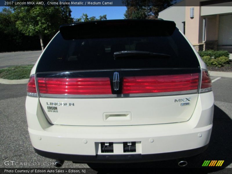 Creme Brulee Metallic / Medium Camel 2007 Lincoln MKX AWD