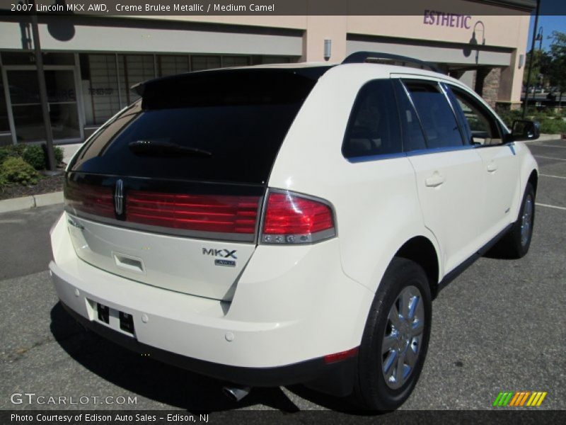 Creme Brulee Metallic / Medium Camel 2007 Lincoln MKX AWD