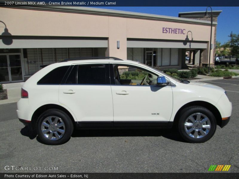 Creme Brulee Metallic / Medium Camel 2007 Lincoln MKX AWD