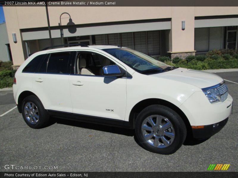 Creme Brulee Metallic / Medium Camel 2007 Lincoln MKX AWD