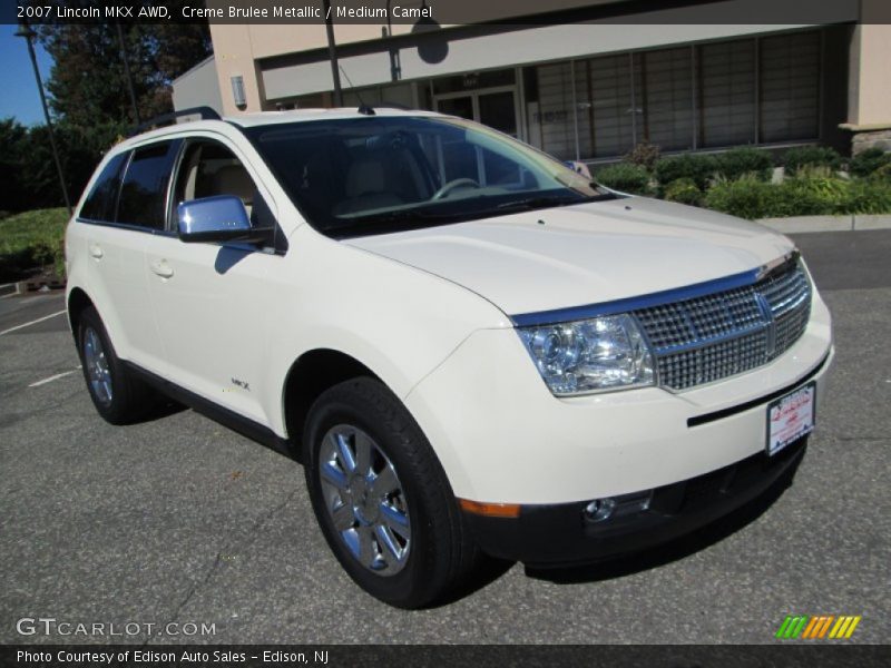 Creme Brulee Metallic / Medium Camel 2007 Lincoln MKX AWD
