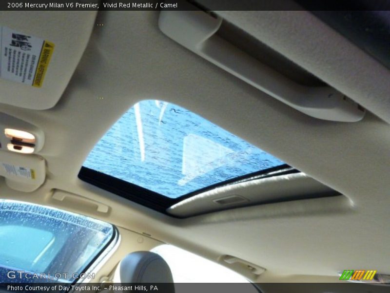 Vivid Red Metallic / Camel 2006 Mercury Milan V6 Premier