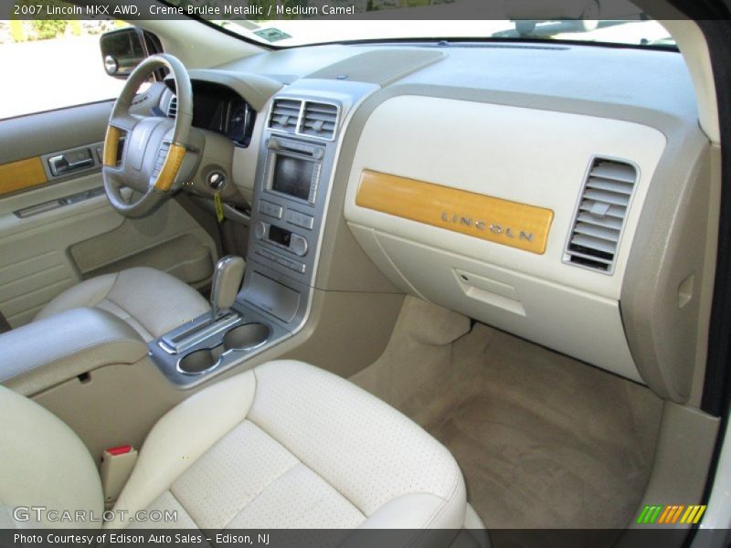Creme Brulee Metallic / Medium Camel 2007 Lincoln MKX AWD
