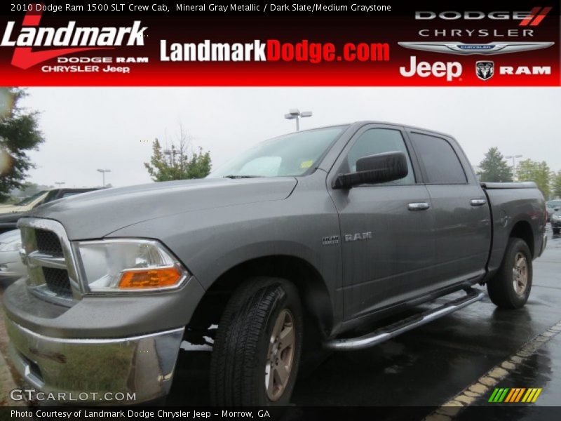 Mineral Gray Metallic / Dark Slate/Medium Graystone 2010 Dodge Ram 1500 SLT Crew Cab